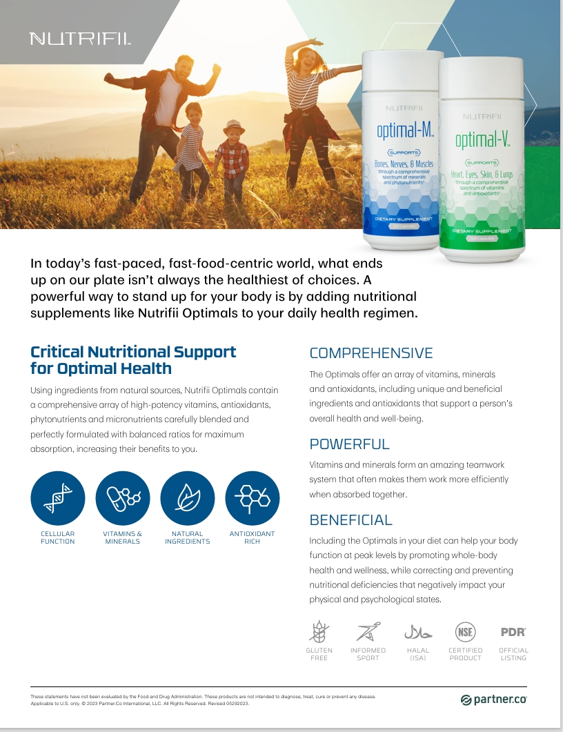 Optimal  Vitamins & Minerals